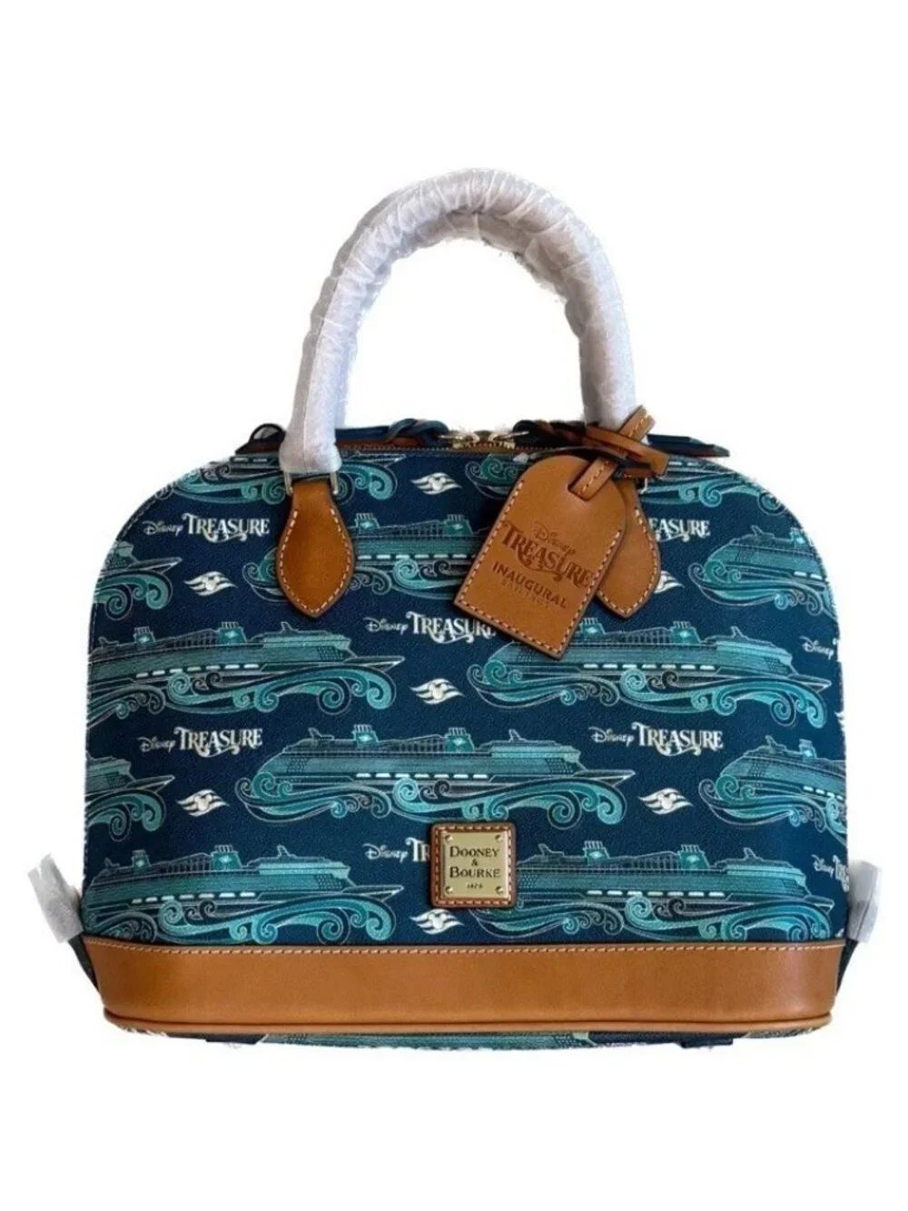 Dooney & Bourke Disney Cruise Line Inaugural Treasure Satchel Purse Crossbody NW - Picture 2 of 10